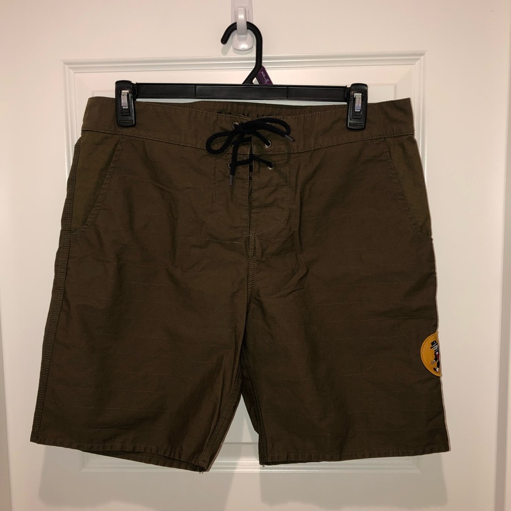 Brixton Beach Men’s Barge Bomber Boardshort Trunks Swimsuit Shorts sz 36